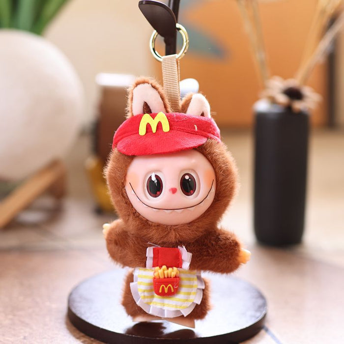 Wholesale Cute Vinyl French Fries Plush Toy Doll Bag Pendant Keychain Doll