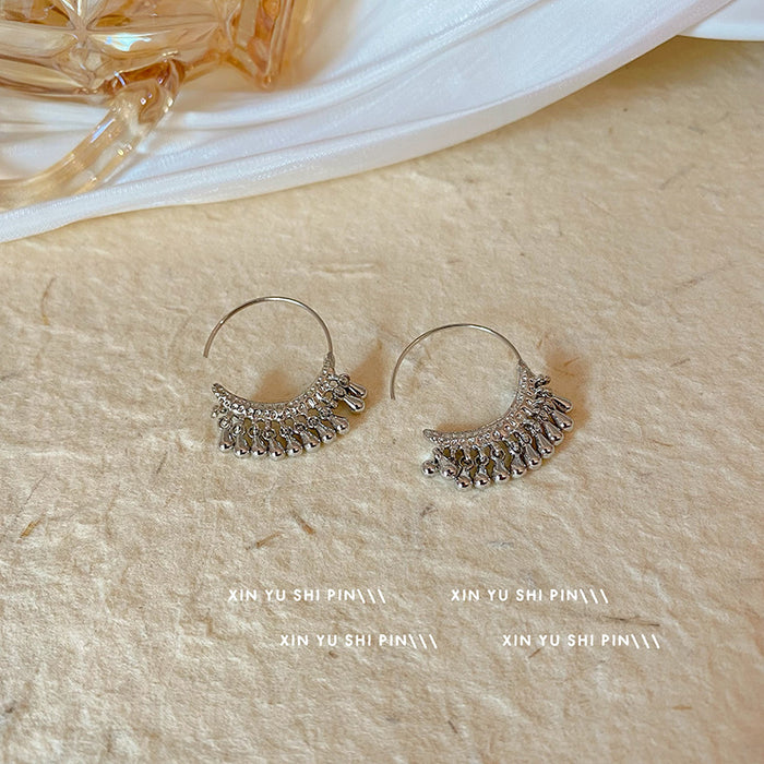 Wholesale Simple tassel earrings with a light luxury temperament and a high-end feel