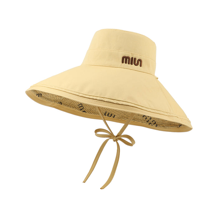 Wholesale Fashionable oversized brim face covering double-sided fisherman hat for outdoor sun shading, sun protection, and UV protection