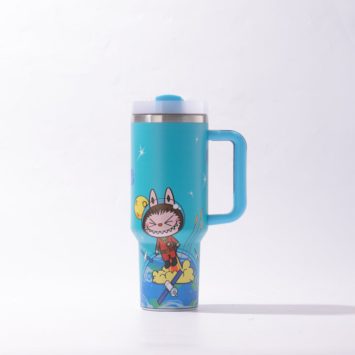 Wholesale 40oz Stainless Steel Tumbler with Handle and Straw Chic Drinkware MOQ≥2