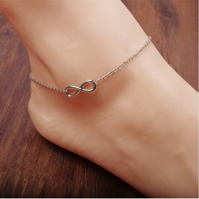Wholesale Minimalist ankle chain, fashionable ankle chain, creative beach ankle accessory, ankle chain