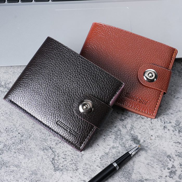 Wholesale Retro Embossed Men' s Wallet with Zipper Daily Matching Stylish Accessory MOQ≥3