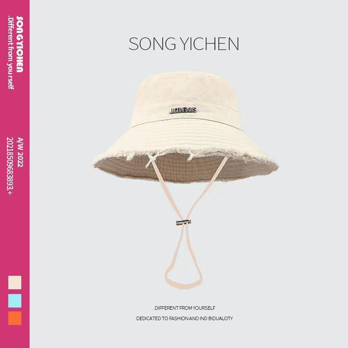 Wholesale Big-brimmed Fisherman Hat Holiday Hanging Hat Sunscreen Sunshade Hat