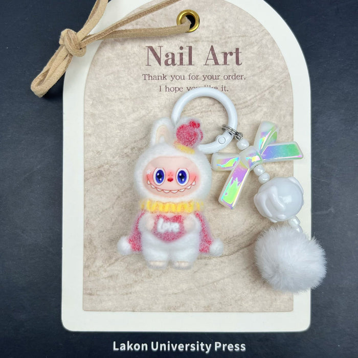 Wholesale Flocked King Figurine Keychain