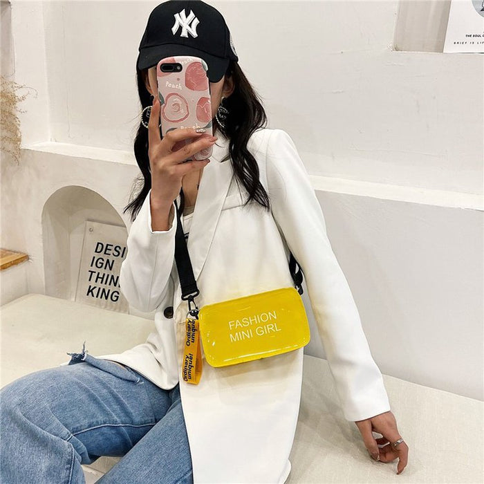 Wholesale New Small Bag Transparent Handheld Shoulder Cross Shoulder Chain Bag