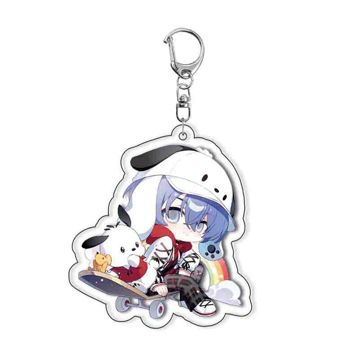 Wholesale Layered Acrylic Keychain - Anime Peripheral Cartoon Pendant