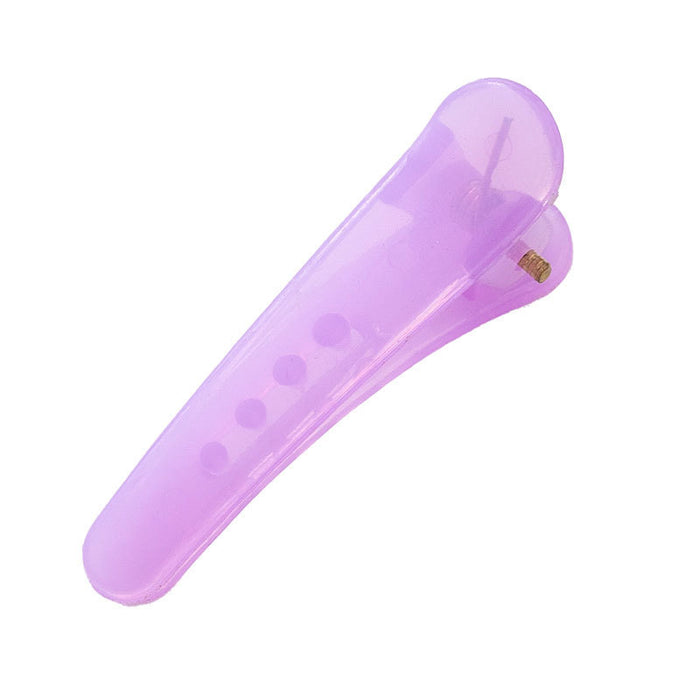 Wholesale  color  clip jelly color hair clip color translucent small clip 3.5cm plastic hair clip Accessories