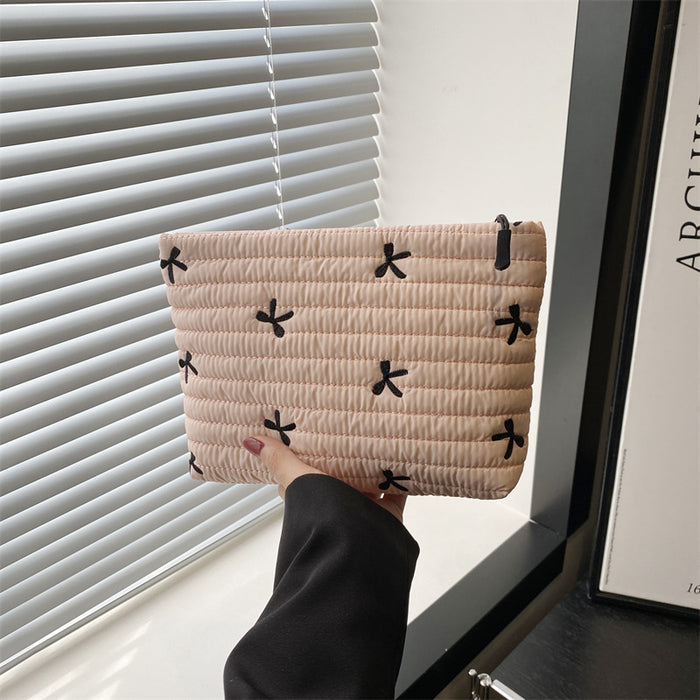 Wholesale Bow Embroidery Clutch Bag JDC-HB-PuHui001