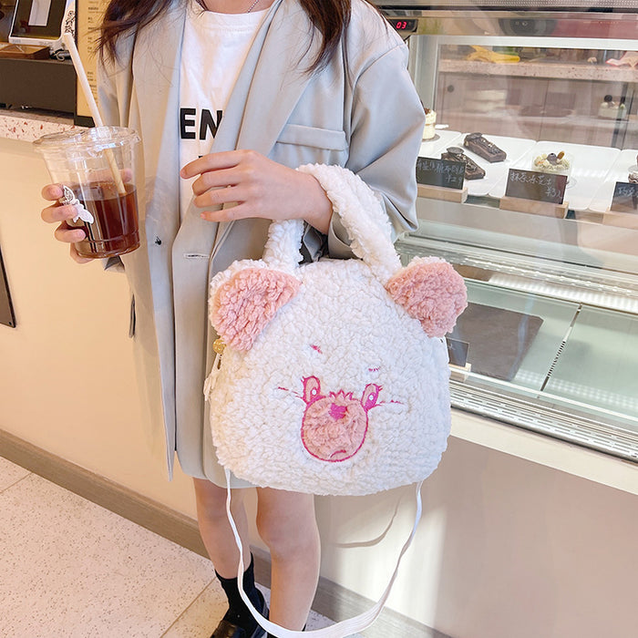 Wholesale New Children's Bags Cute Plush Shoulder Bag JDC-SD-YuanDuo040