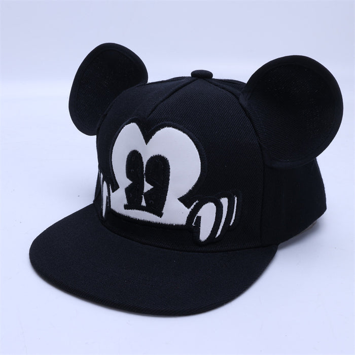Wholesale Trendy Cute Cartoon Kids Baseball Cap Flat Brim Adjustable Sun Protection