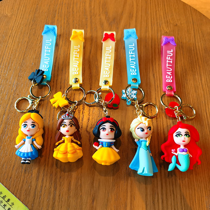 Wholesale Cartoon Doll Silicone Keychain JDC-KC-Tingm211