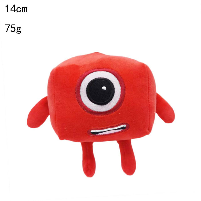 Wholesale Doll Number blocks digital building blocks plush toys early childhood education doll