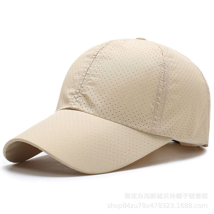 Wholesale Hat quick drying baseball cap with mesh breathable sun protection and sunshade cap