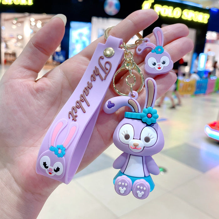 Wholesale Cartoon Rabbit Doll Car  Bag Hanging Keychain