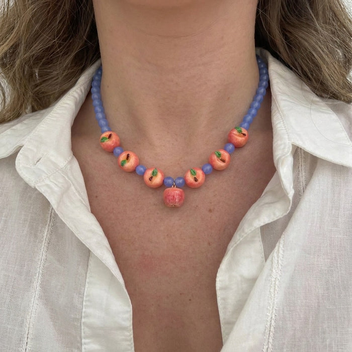 Wholesale Vintage Fruit Beaded Necklace Fashion Jewelry Accessory Gift