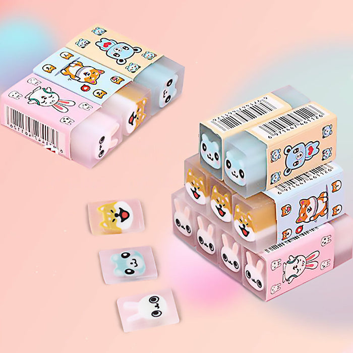 Wholesale Slice eraser creative cartoon fragrance art painting eraser