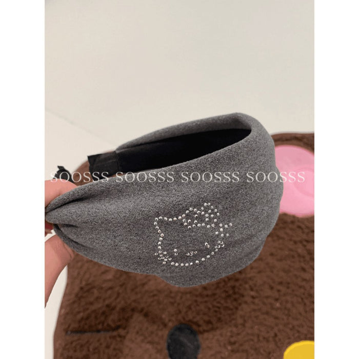 Wholesale Cute rhinestone cartoon pattern wide headband
