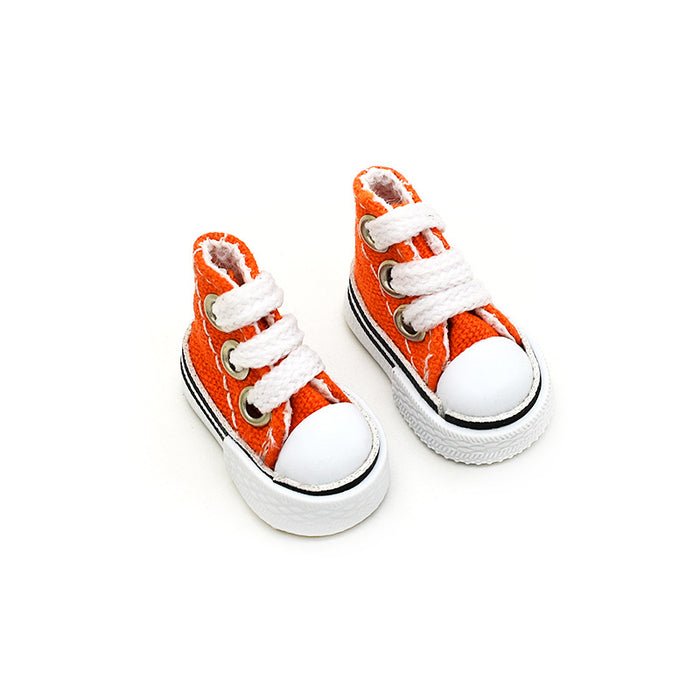 Wholesale  Canvas Shoes 10cm Cotton Doll Clothes Dressing Accessories