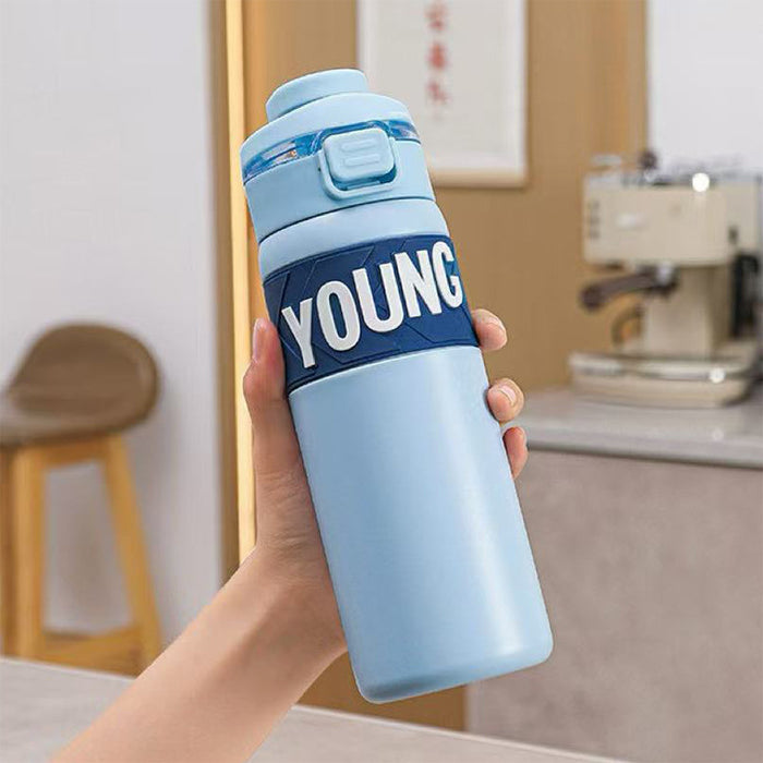 Wholesale Capybara Thermos Cup Stainless Steel Double Drinking Cup Cartoon Cute Girls Straw Cup