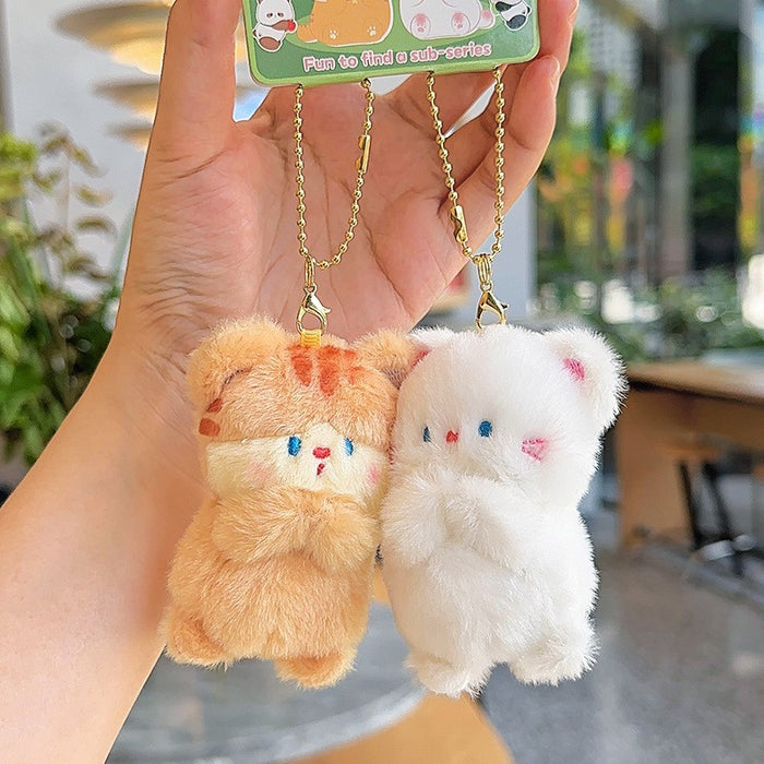 Wholesale Sticker Magnetic Plush Keychain Pendant
