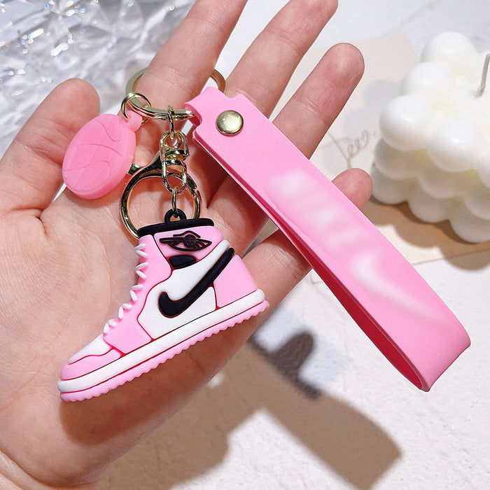 Wholesale Cartoon Shoes Silicone Doll Keychain JDC-KC-QiChao011