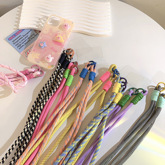 Wholesale Outdoor neck strap long chain phone strap Keychains