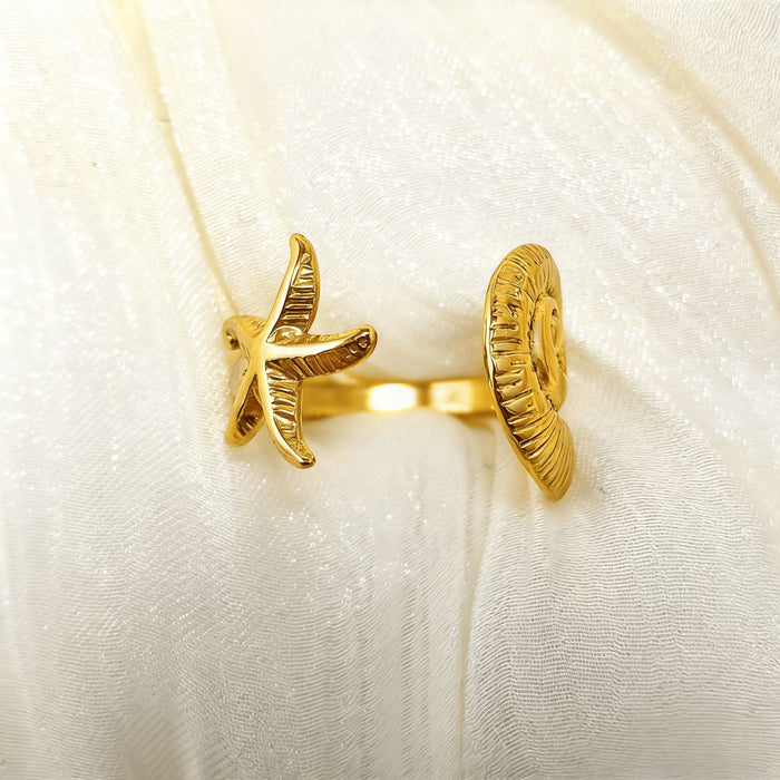 Wholesale Ocean Series Stainless Steel Ring