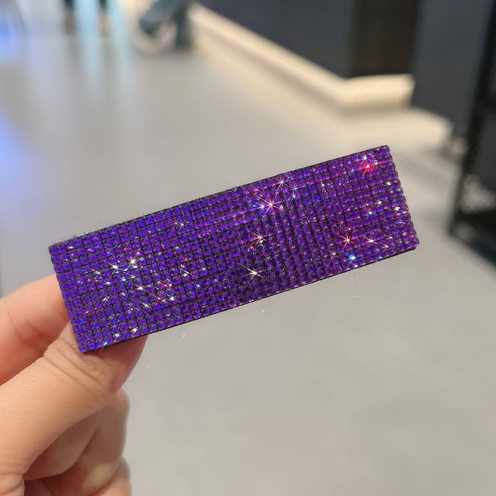 Wholesale rhinestone hairpin with diamond side clip bangs accessories headdress