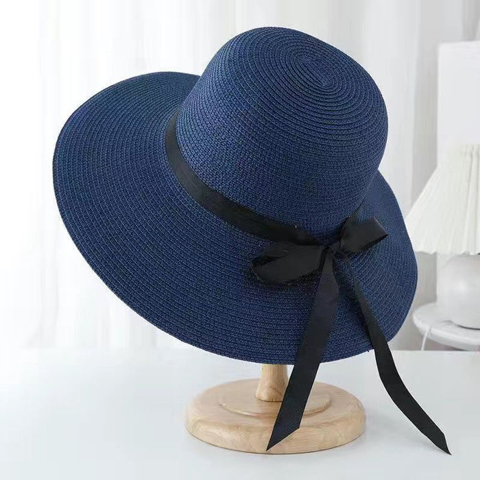 Wholesale Hat versatile sun hat fisherman hat breathable straw woven basin hat foldable sun hat