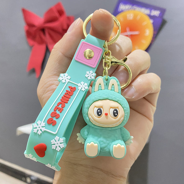 Wholesale Plush Cloth Sitting Cute Series Keychain Doll Gift Keychain