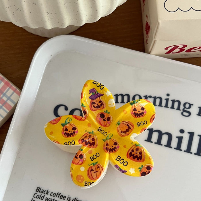 Wholesale  cute skull ghost print shark clip hairpin headdress