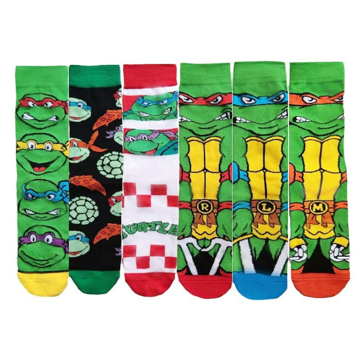 Wholesale All-season anime-themed cotton mid-calf socks