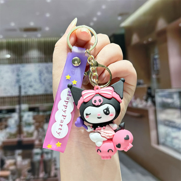 Wholesale Cartoon Silicone Doll Keychain JDC-KC-HaoXi008