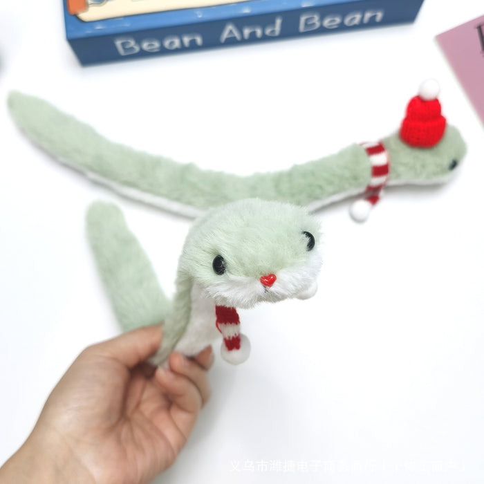 Wholesale Snake Cartoon Snake Doll Accessories Hat f Snake Decoration Plush Doll Small Gift Personalized