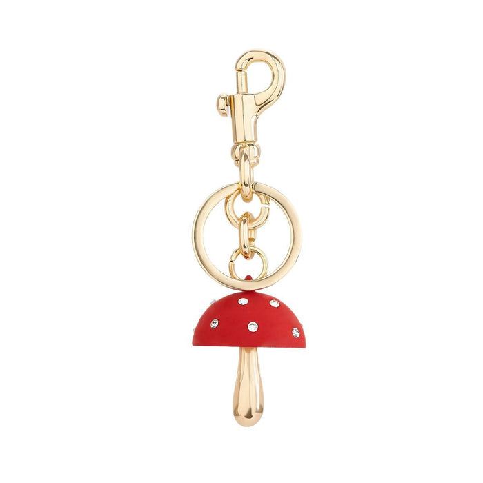 Wholesale Fashion Keychain Women's Bag Decorative Cute Mushroom Buckle