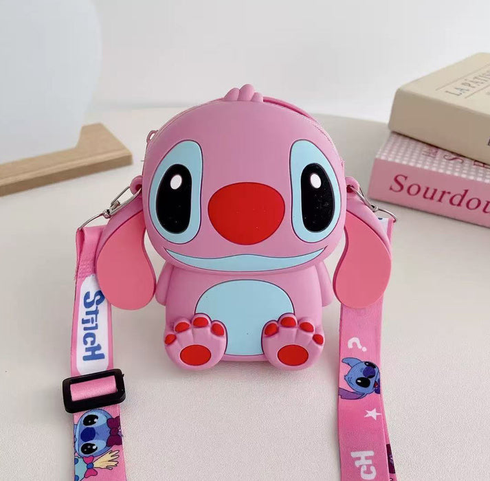 Wholesale stilley silicone bag cute doll children's bag small satchel keychain coin purse