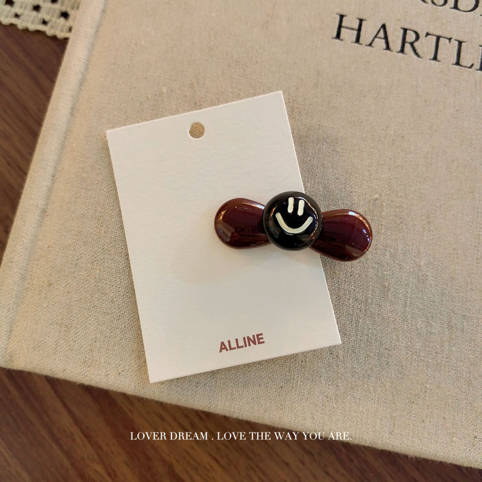 Wholesale Bow hair clip, fashionable texture, bangs clip, side clip hair accessory