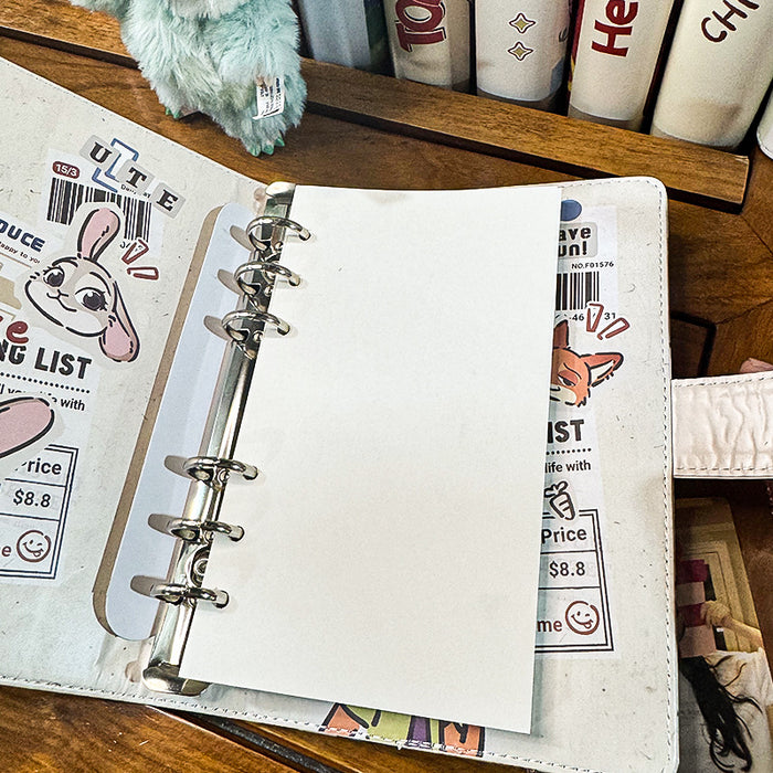 Wholesale PU Leather A6 Loose-Leaf Notebook - Stylish Cartoon Journal