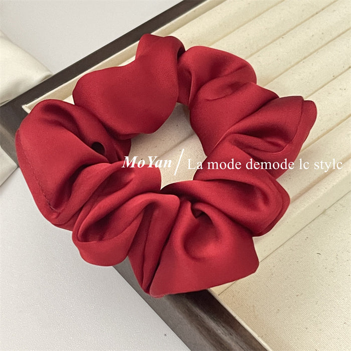 Wholesale New Year's red large intestine festival hair band hair rope headdress