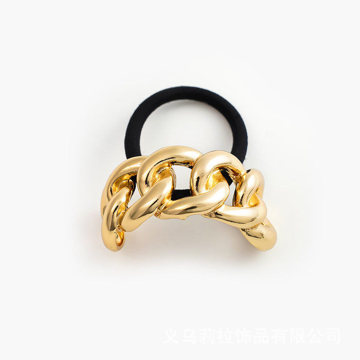 Wholesale Alloy headdress chain-shaped ponytail hair ring hair rope