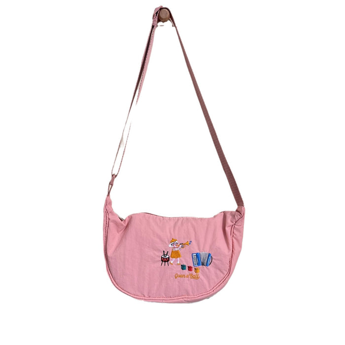 Wholesale New embroidered dumpling bag, lightweight small shoulder bag, lightweight, simple, fashionable, versatile, single shoulder crossbody bag
