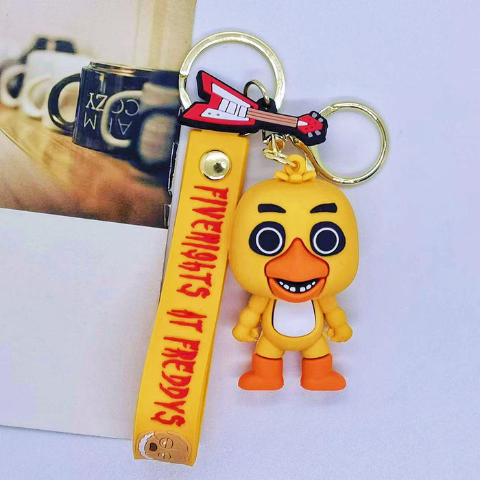 Wholesale cute moving object keychain