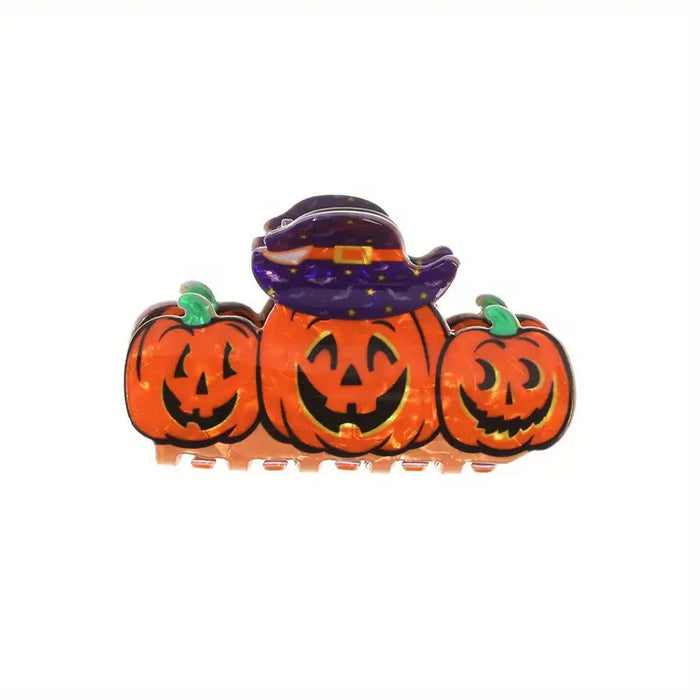Wholesale  Pumpkin Clip Green Rotten Apple Ghost Shark Clip Punk Style Ponytail Clip Headwear