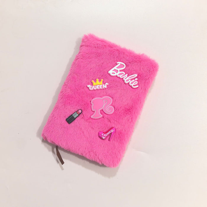 Wholesale A5 Plush Notebook with Creative Design DIY Decor Accessory Gift for Girls