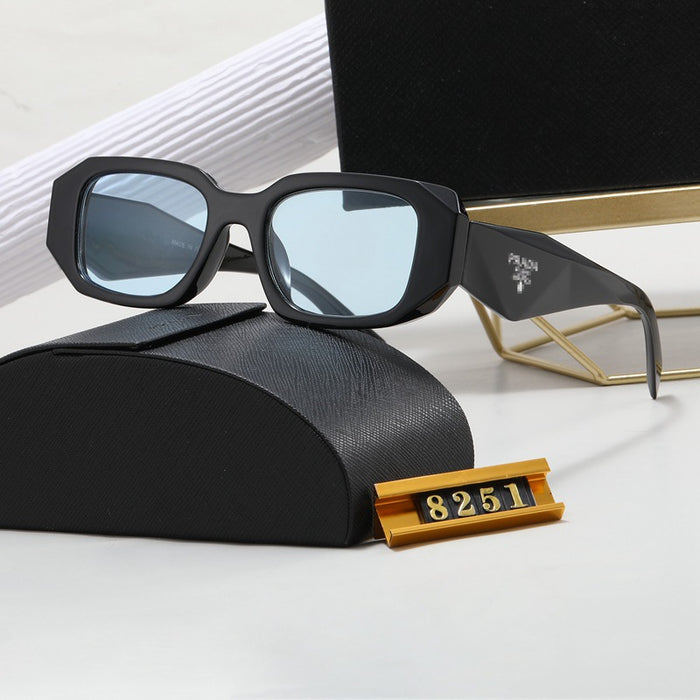 Wholesale New retro polygonal sunglasses, fashionable and personalized street photography sunglasses