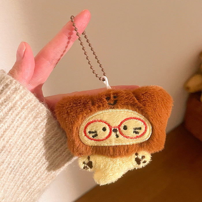 Wholesale Cartoon plush kitten keychain