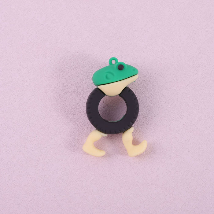 Wholesale Doll keychain funny abstract stick man shark small pendant