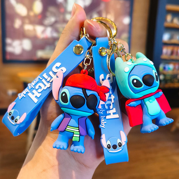 Wholesale Rubber Cartoon Doll Keychain JDC-KC-Tingm173