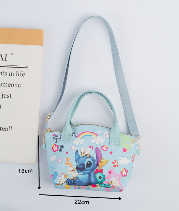 Wholesale Cute cartoon printed PU leather large capacity crossbody Handbags