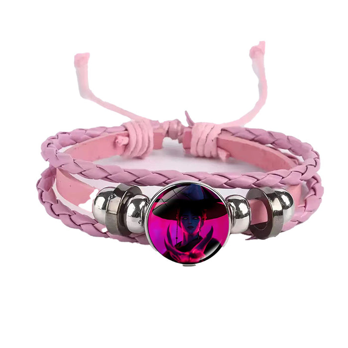 Wholesale Kpop Cute Cartoon Time  Bracelet